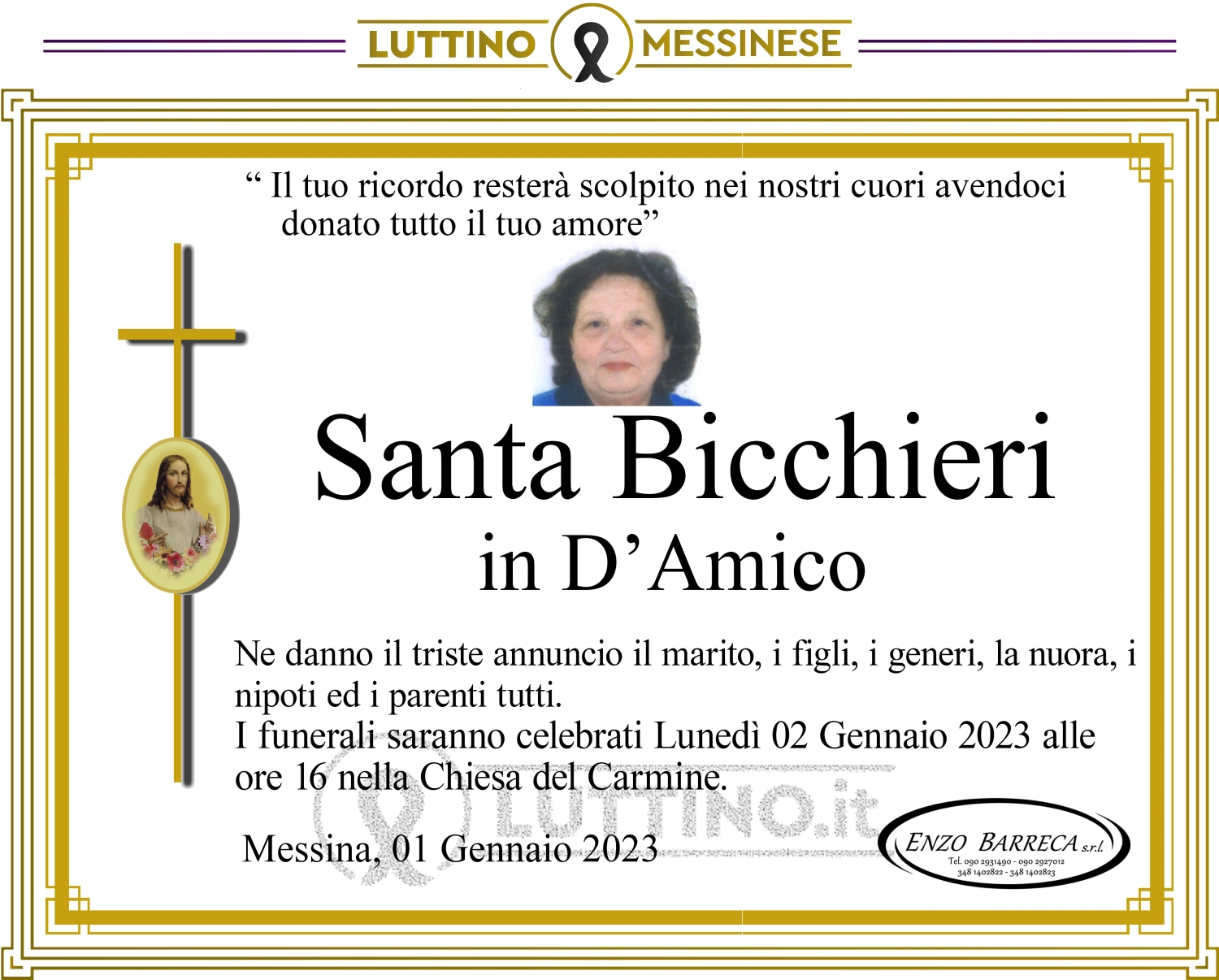 Santa  Bicchieri